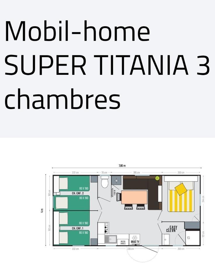 Mobil Home Happiness33 Dans Camping 5 Etoiles Acces Direct Plage Vendays Montalivet Exterior photo